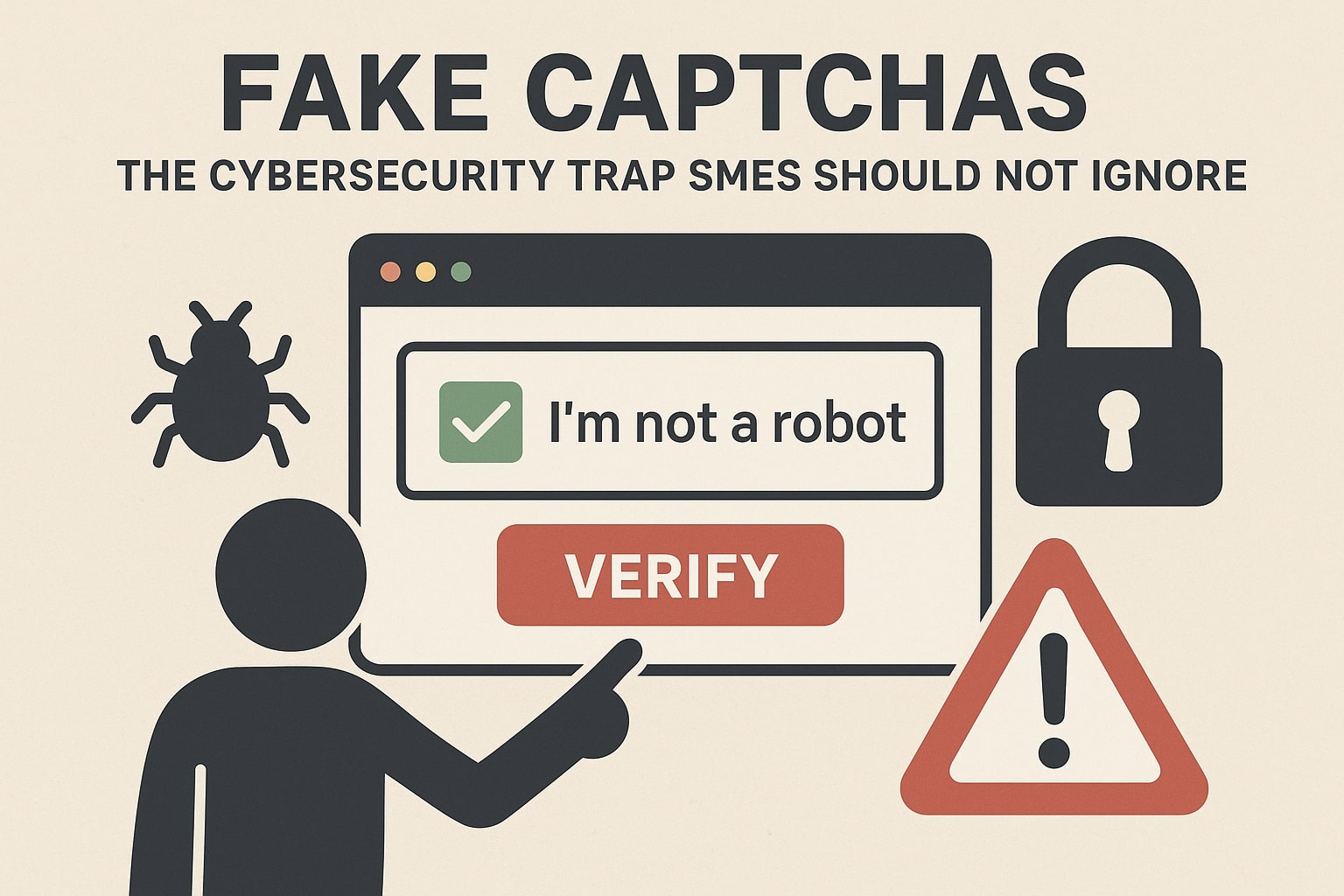 Read more about the article Fake CAPTCHAs: The Cybersecurity Trap SMEs Shouldn’t Ignore